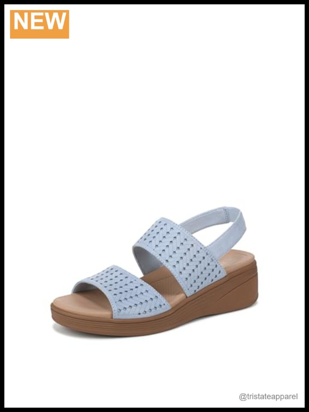 Women's Wedge Sandal Stretch Fabric Slingback